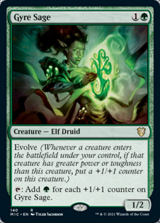 Gyre Sage [Innistrad: Midnight Hunt Commander] | Good Games North
