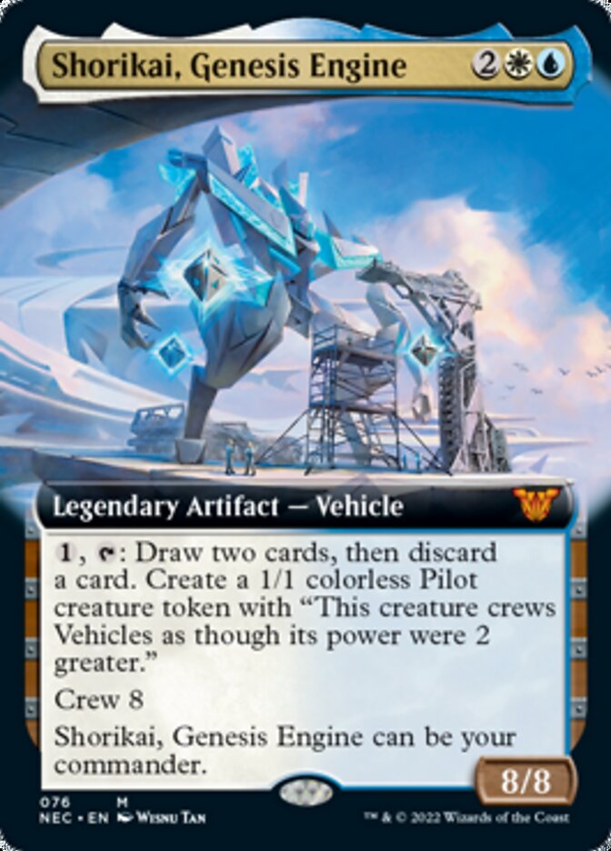 Shorikai, Genesis Engine (Extended) [Kamigawa: Neon Dynasty Commander] | Good Games North