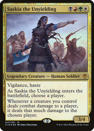Saskia the Unyielding (Commander 2016) [Commander 2016 Oversized] | Good Games North