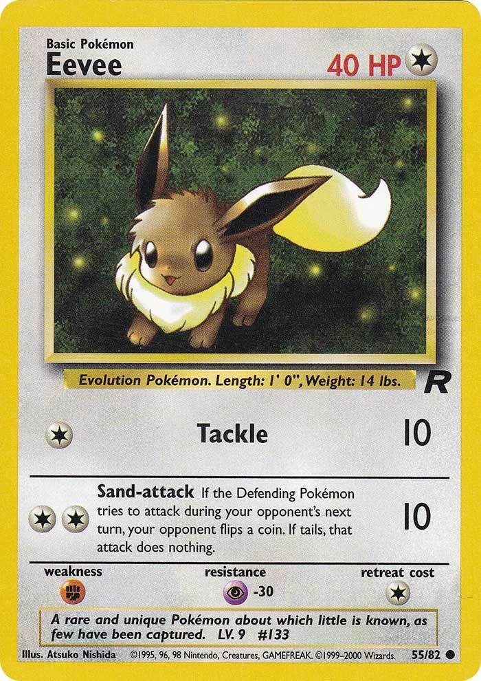 Eevee (55/82) [Team Rocket Unlimited] | Good Games North