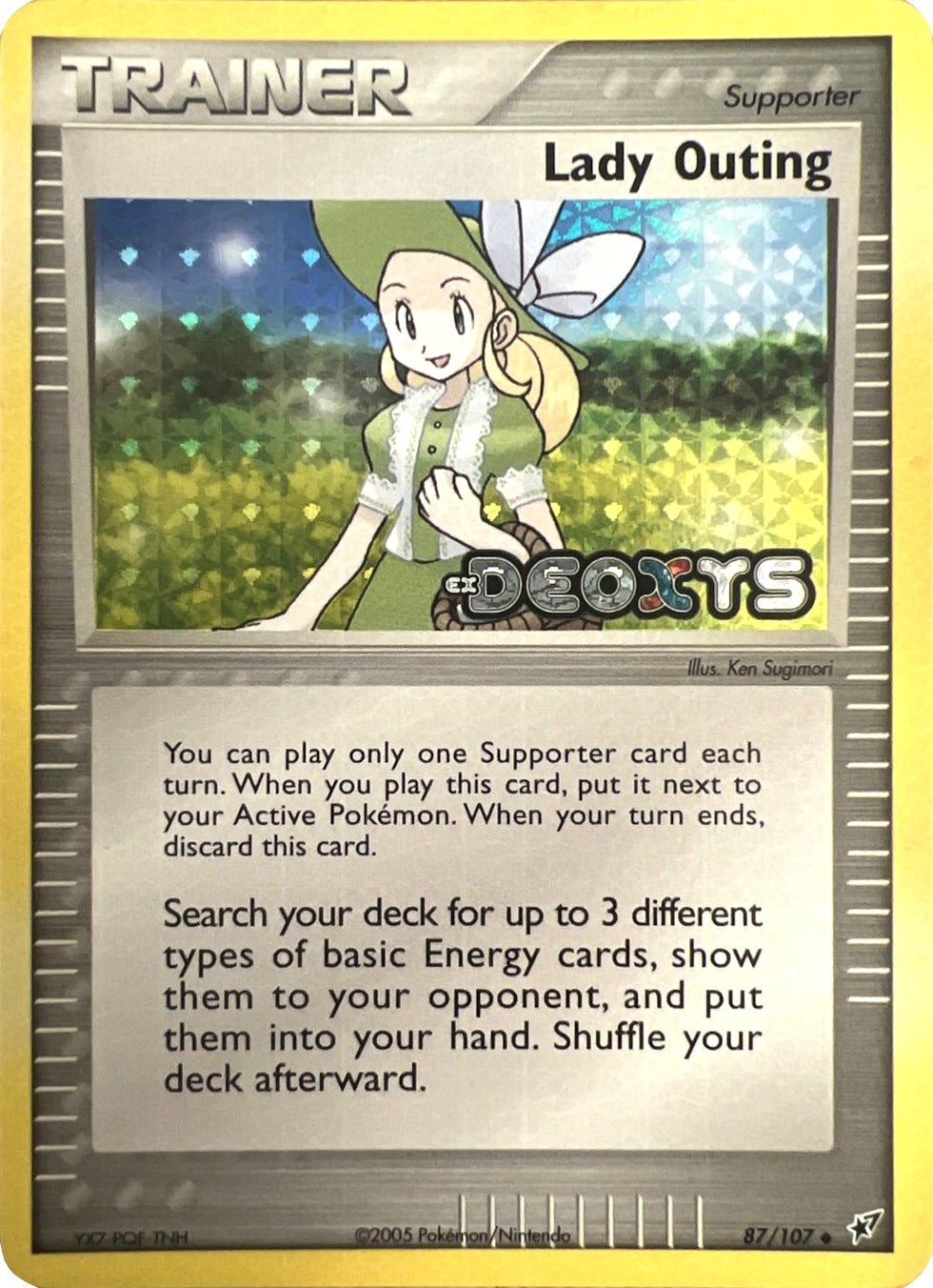 Lady Outing (87/107) (Stamped) [EX: Deoxys] | Good Games North