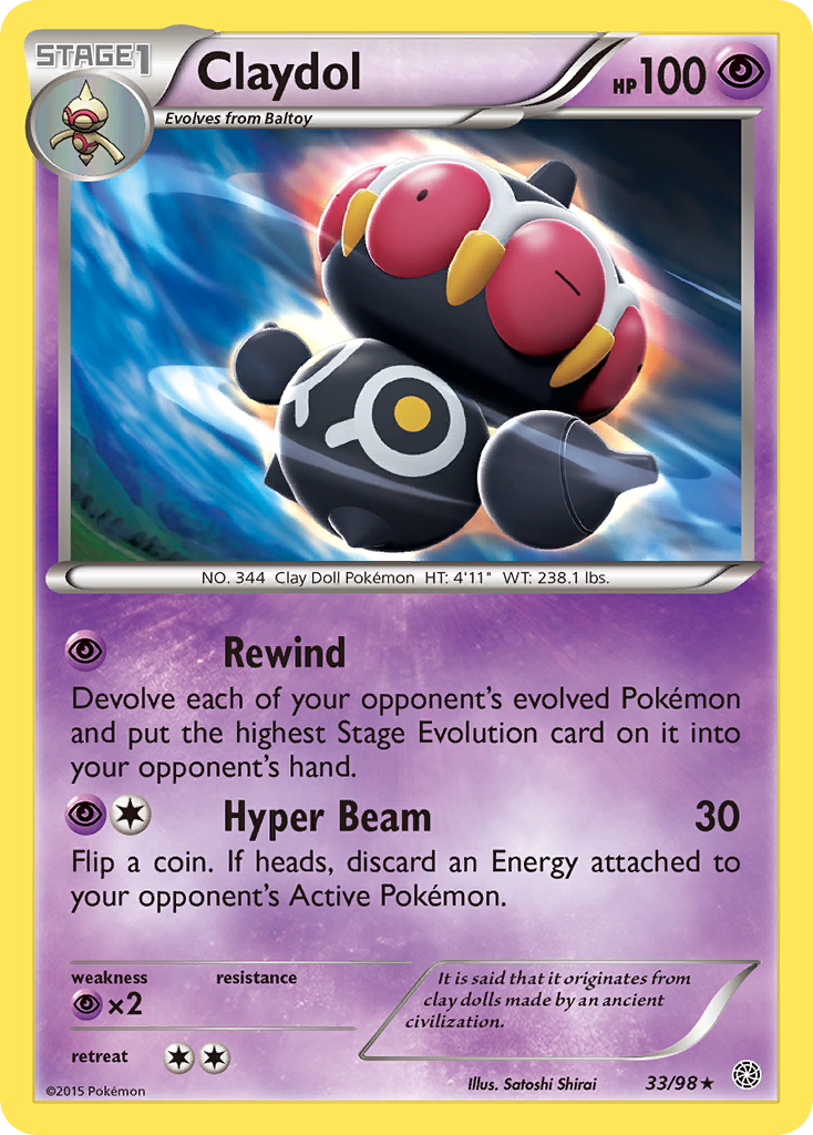 Claydol (33/98) [XY: Ancient Origins] | Good Games North