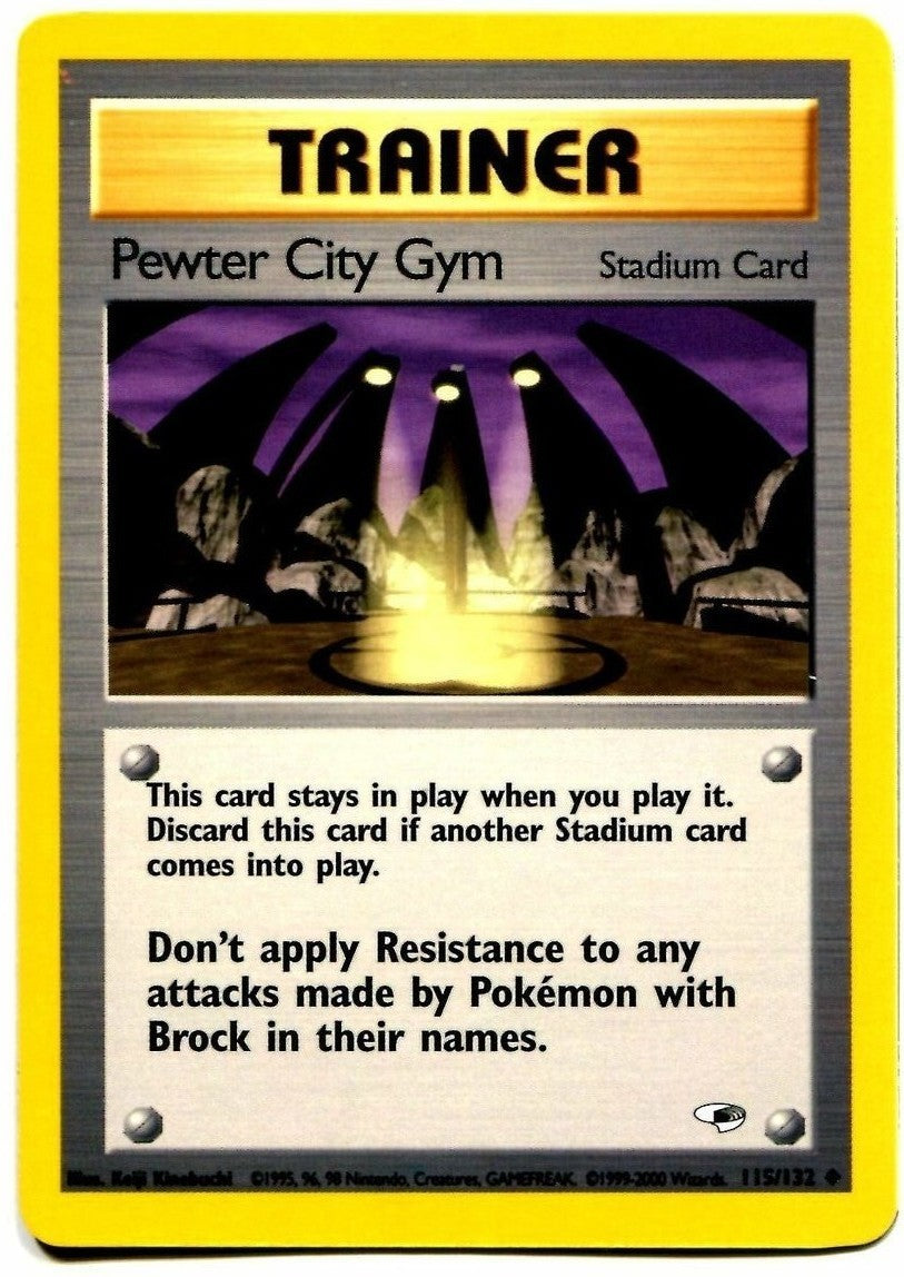 Pewter City Gym (115/132) [Gym Heroes Unlimited] | Good Games North