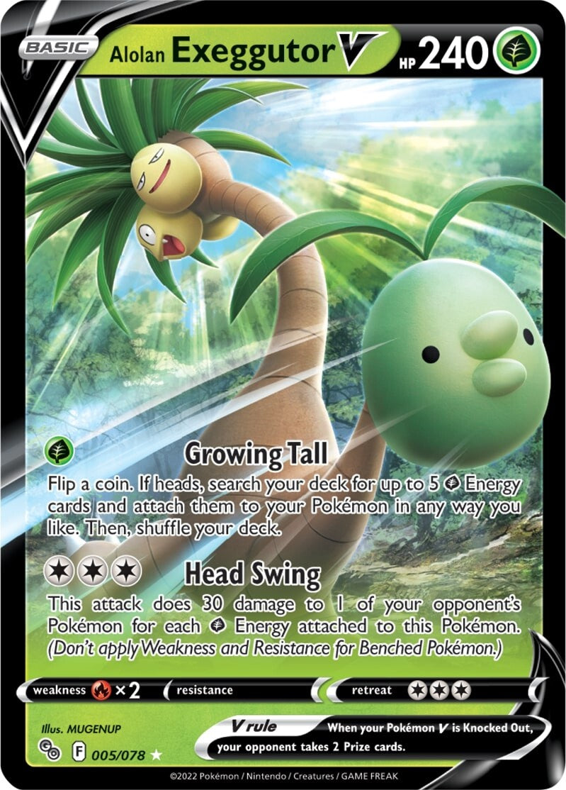 Alolan Exeggutor V (005/078) [Pokémon GO] | Good Games North