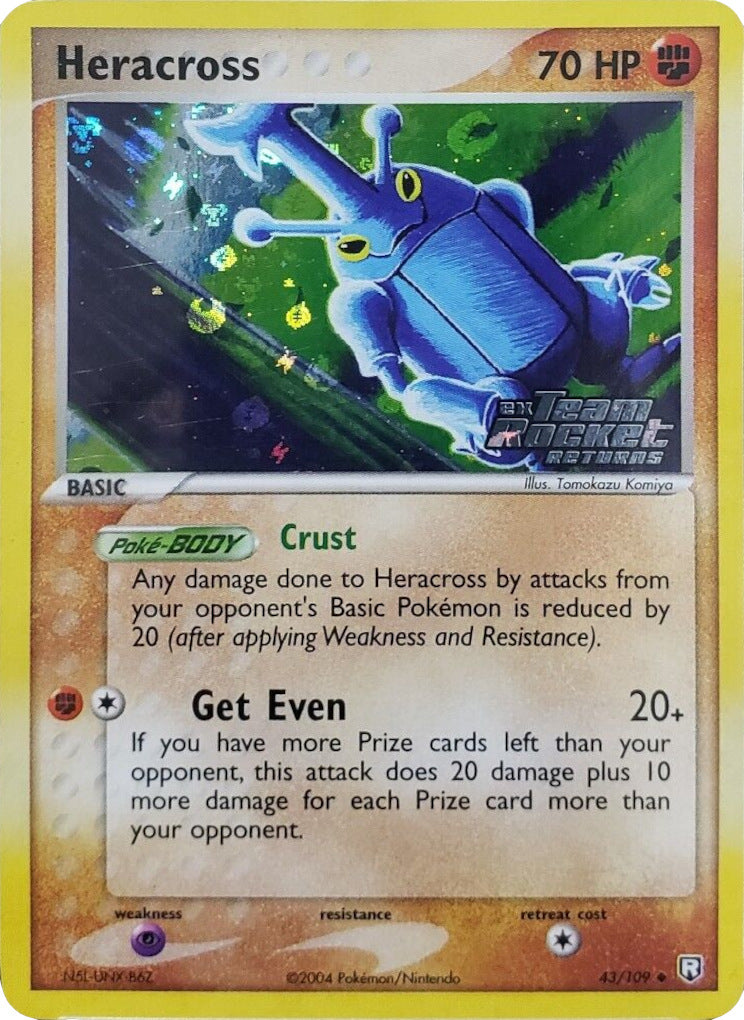 Heracross (43/109) (Stamped) [EX: Team Rocket Returns] | Good Games North