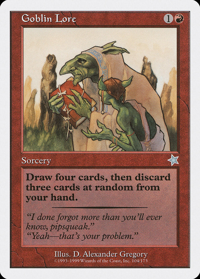 Goblin Lore [Starter 1999] | Good Games North