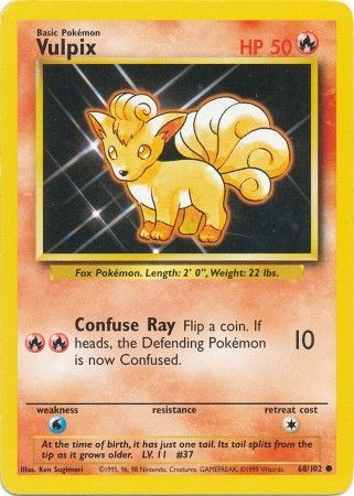 Vulpix (68/102) [Base Set Unlimited] | Good Games North