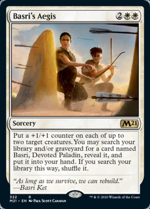 Basri's Aegis [Core Set 2021] | Good Games North