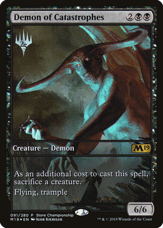 Demon of Catastrophes [Core Set 2019 Promos] | Good Games North