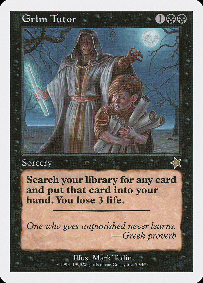 Grim Tutor [Starter 1999] | Good Games North