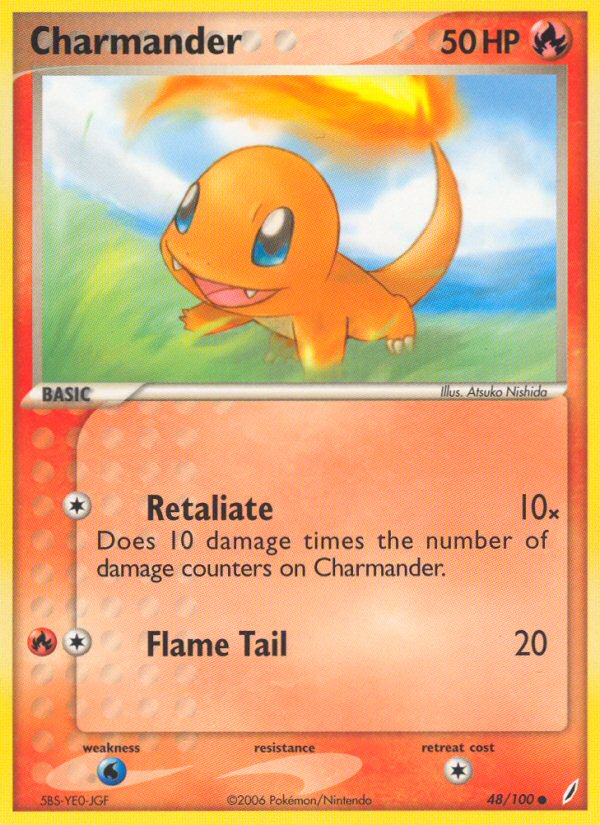 Charmander (48/100) [EX: Crystal Guardians] | Good Games North