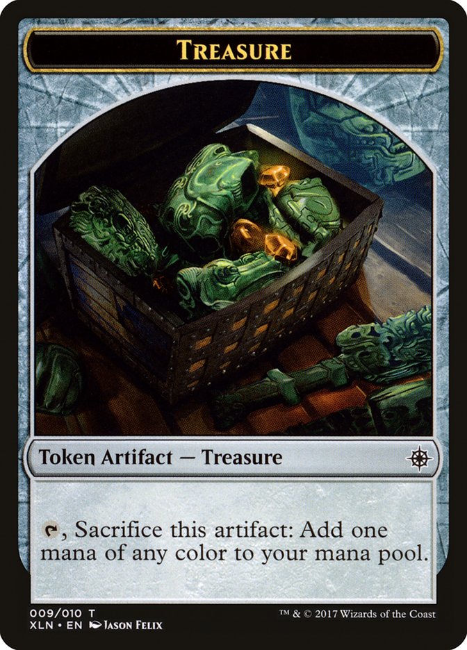 Treasure (009/010) [Ixalan Tokens] | Good Games North