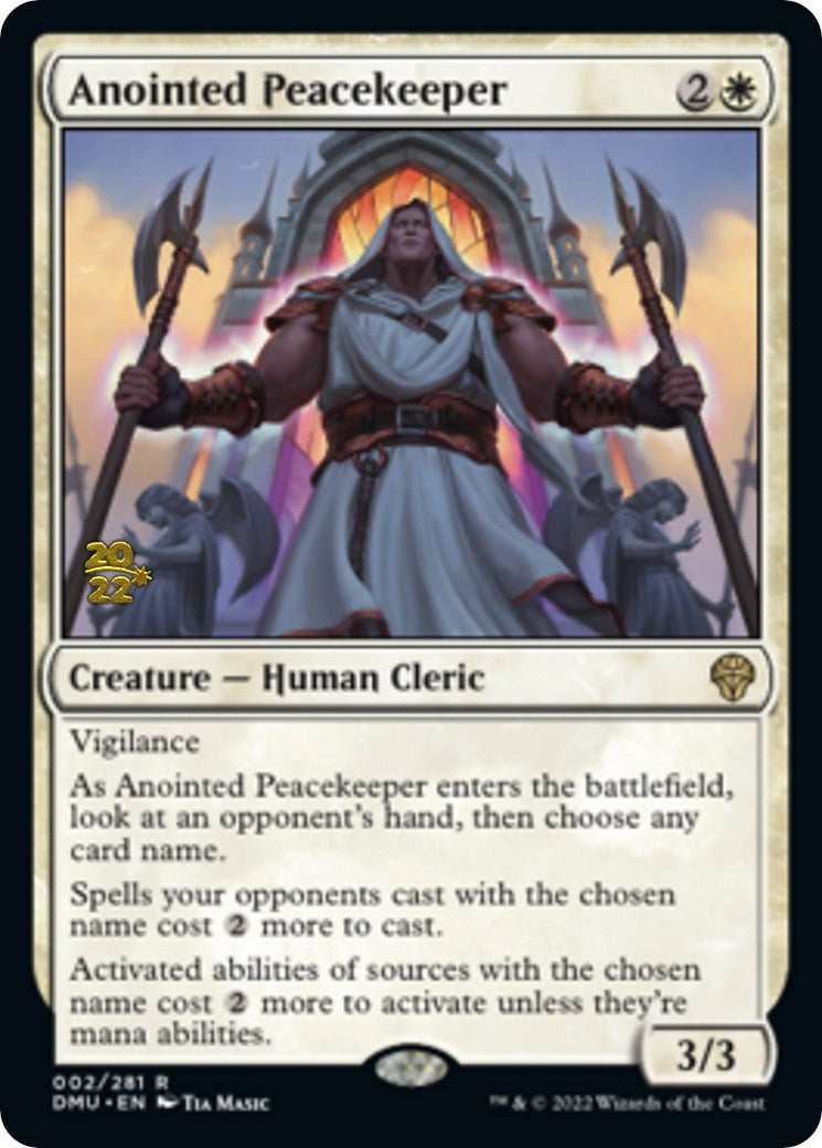 Anointed Peacekeeper [Dominaria United Prerelease Promos] | Good Games North