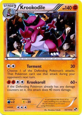 Krookodile (65/114) (Cracked Ice Holo) [Black & White: Base Set] | Good Games North