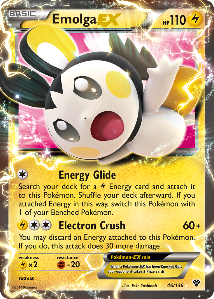 Emolga EX (46/146) [XY: Base Set] | Good Games North