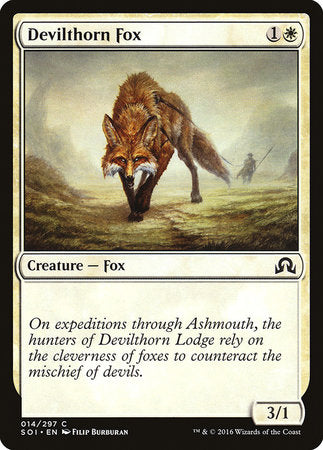 Devilthorn Fox [Shadows over Innistrad] | Good Games North