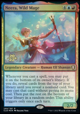Neera, Wild Mage [Commander Legends: Battle for Baldur's Gate Prerelease Promos] | Good Games North