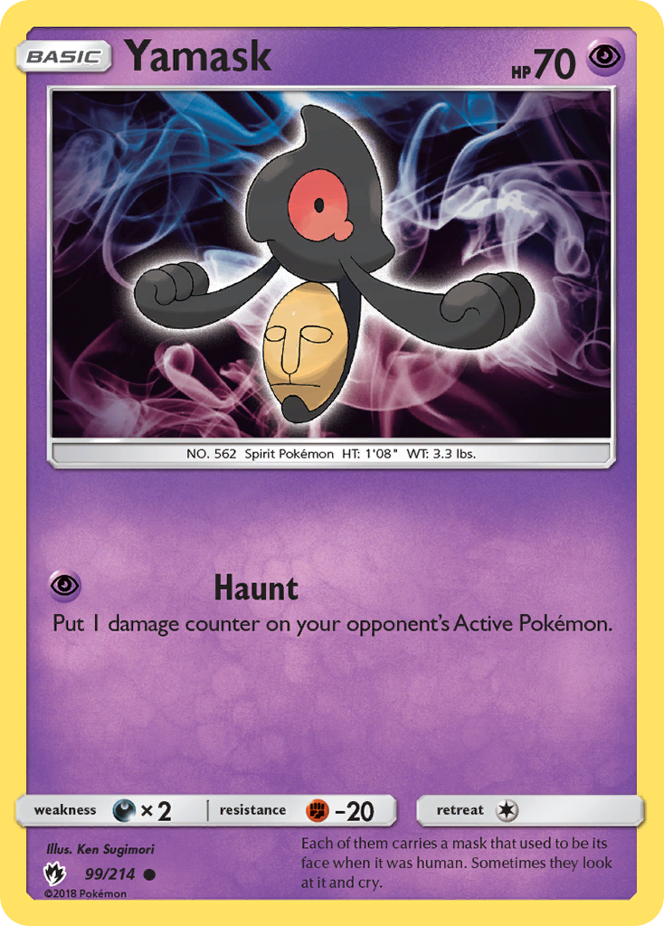 Yamask (99/214) [Sun & Moon: Lost Thunder] | Good Games North