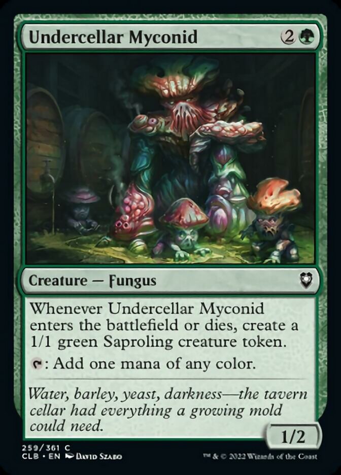 Undercellar Myconid [Commander Legends: Battle for Baldur's Gate] | Good Games North
