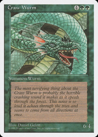 Craw Wurm [Fourth Edition] | Good Games North