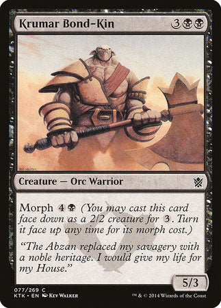 Krumar Bond-Kin [Khans of Tarkir] | Good Games North