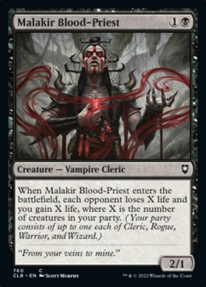Malakir Blood-Priest [Commander Legends: Battle for Baldur's Gate] | Good Games North