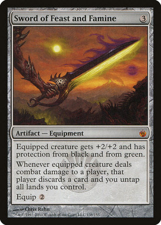 Sword of Feast and Famine [Mirrodin Besieged] | Good Games North