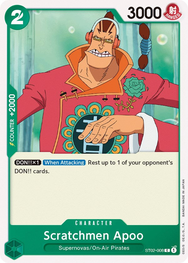 Scratchmen Apoo [Starter Deck: Worst Generation] | Good Games North