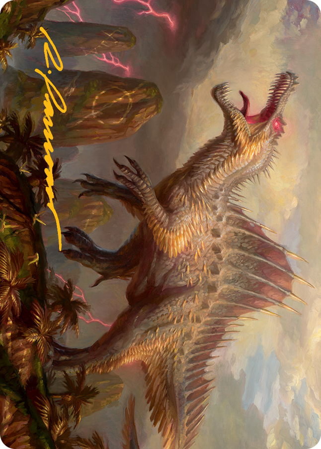 Etali, Primal Conqueror Art Card (Gold-Stamped Signature) [March of the Machine Art Series] | Good Games North