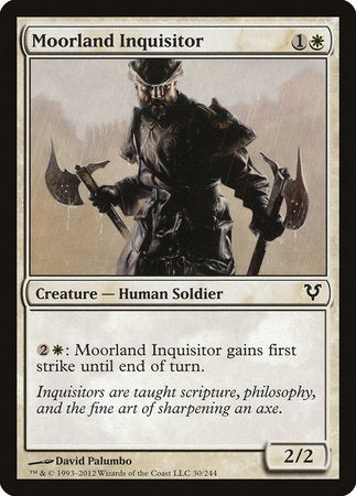 Moorland Inquisitor [Avacyn Restored] | Good Games North