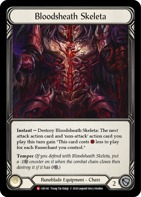 Bloodsheath Skeleta [CRU141] 1st Edition Normal | Good Games North