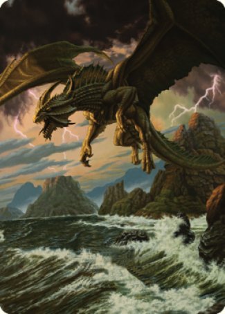 Ancient Bronze Dragon Art Card (03) [Commander Legends: Battle for Baldur's Gate Art Series] | Good Games North