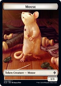 Mouse // Food (17) Double-sided Token [Throne of Eldraine Tokens] | Good Games North