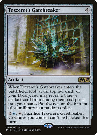 Tezzeret's Gatebreaker [Core Set 2019] | Good Games North