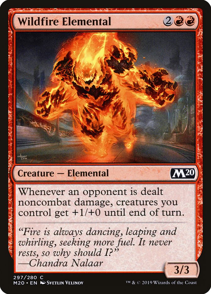 Wildfire Elemental [Core Set 2020] | Good Games North