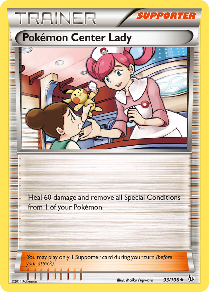 Pokemon Center Lady (93/106) [XY: Flashfire] | Good Games North