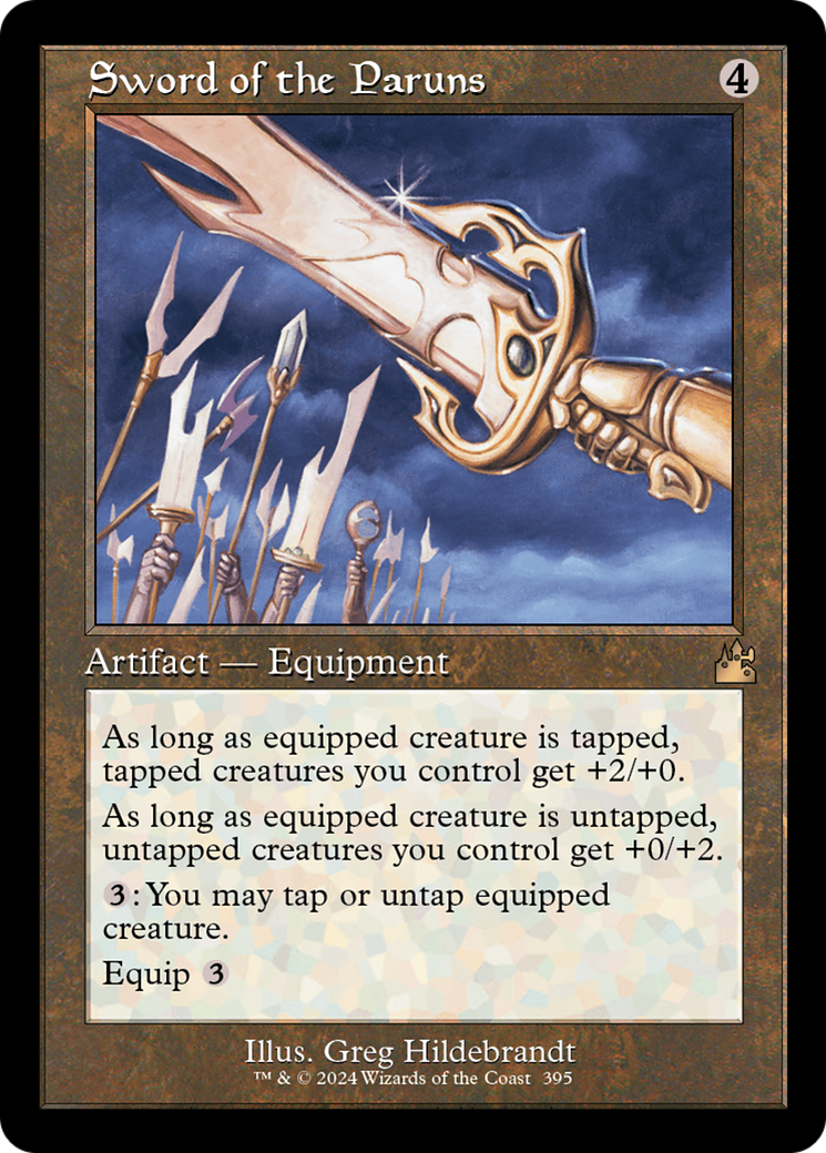 Sword of the Paruns (Retro Frame) [Ravnica Remastered] | Good Games North