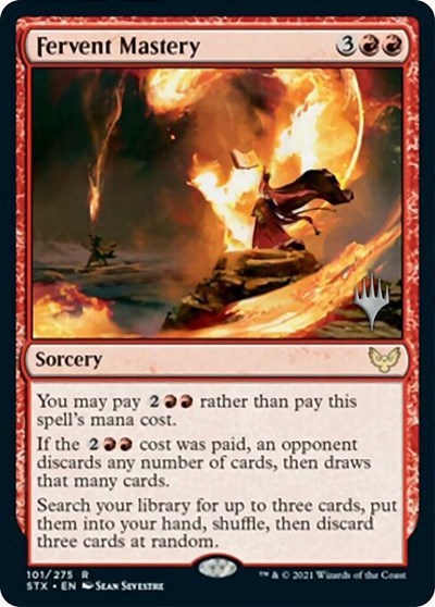 Fervent Mastery (Promo Pack) [Strixhaven: School of Mages Promos] | Good Games North