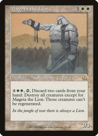 Mageta the Lion [Prophecy] | Good Games North