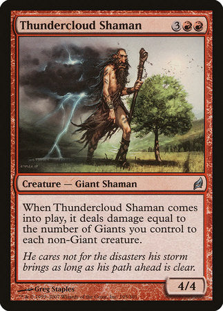 Thundercloud Shaman [Lorwyn] | Good Games North