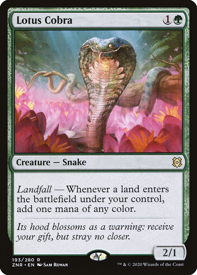 Lotus Cobra [Zendikar Rising] | Good Games North
