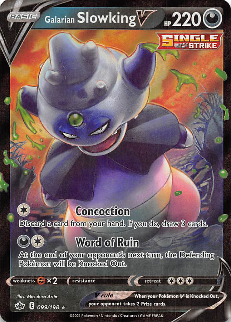 Galarian Slowking V (099/198) [Sword & Shield: Chilling Reign] | Good Games North