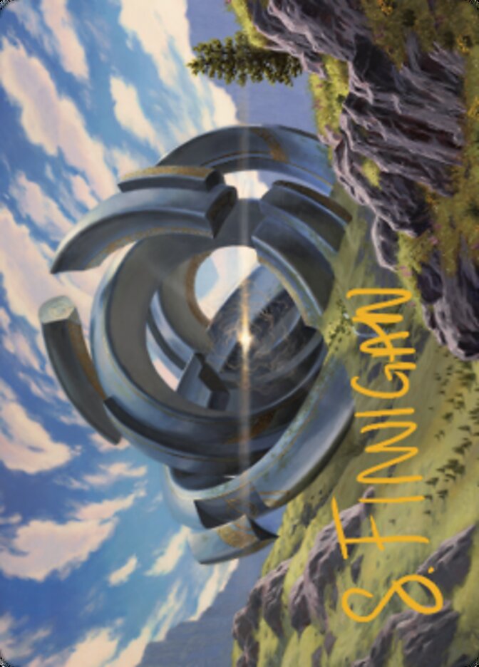 Thran Portal Art Card (Gold-Stamped Signature) [Dominaria United Art Series] | Good Games North