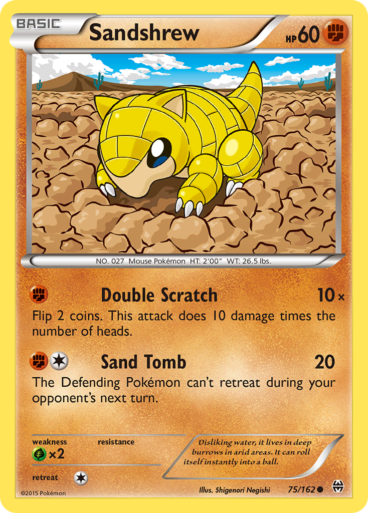 Sandshrew (75/162) [XY: BREAKthrough] | Good Games North