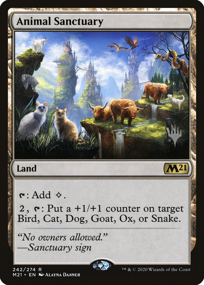 Animal Sanctuary (Promo Pack) [Core Set 2021 Promos] | Good Games North