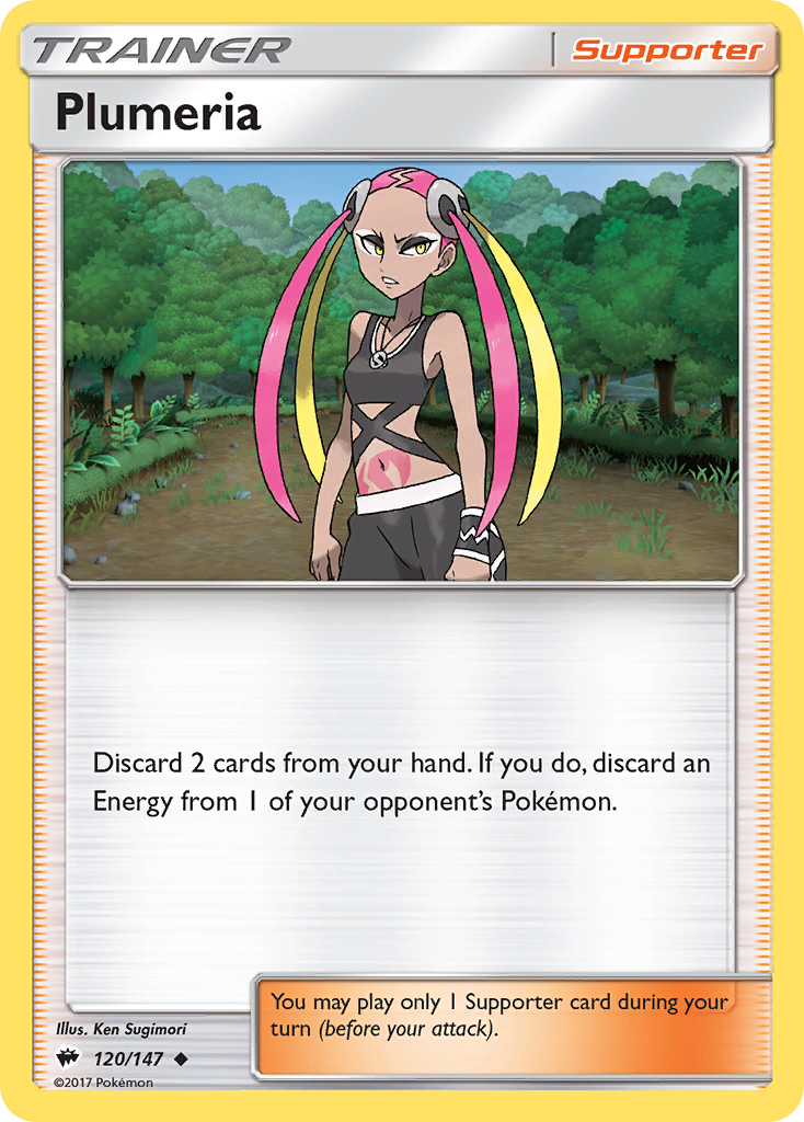 Plumeria (120/147) [Sun & Moon: Burning Shadows] | Good Games North