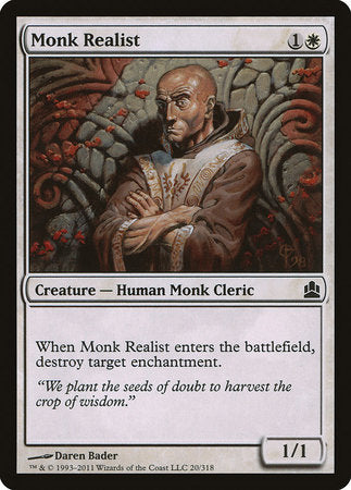 Monk Realist [Commander 2011] | Good Games North