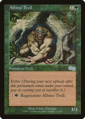 Albino Troll [Urza's Saga] | Good Games North