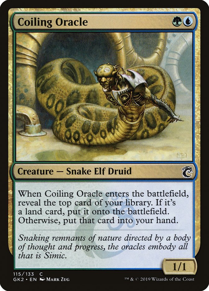 Coiling Oracle [Ravnica Allegiance Guild Kit] | Good Games North