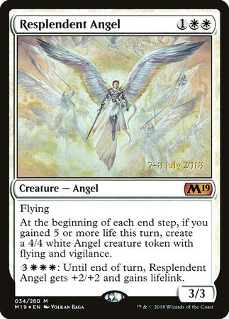 Resplendent Angel [Core Set 2019 Promos] | Good Games North